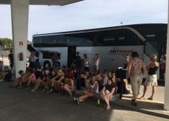poruch autobusu Sevilla