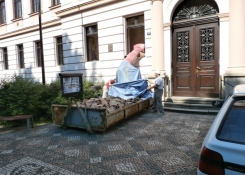Vyklízení nepotřebného materiálu