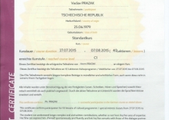 Certifikát o absolvování kurzu

Autor: Václav Pražák