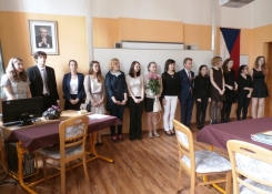 Loučení oktávy s paní předsedkyní Jaroslavou Petřekovou