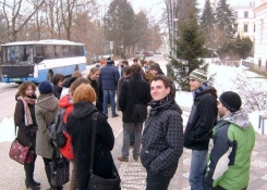 Před odjezdem