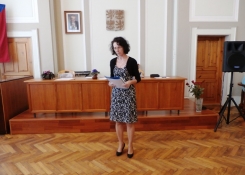 Třídní učitelka oktávy Mgr. Milada Benedová