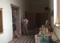 Nový vchod do malé počítačové učebny
