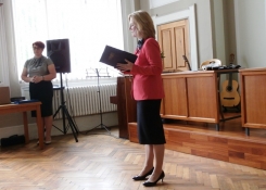Starostka Třeboně Terezie Jenisová