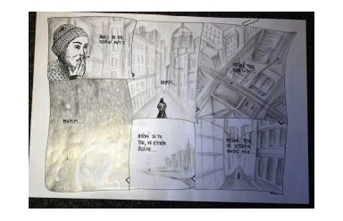 Zlato na komiksové soutěži Člověka v tísni