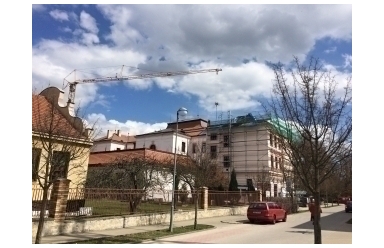 Průběh stavby - duben