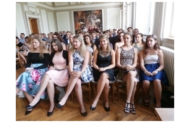 Předávání maturitních vysvědčení