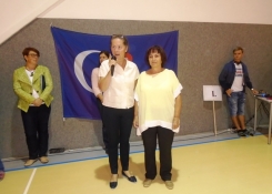Dvě ředitelky - vpravo hlavní host ceremoniálu Jana Coufalová