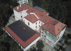 Nádherný pohled na hotovou střechu