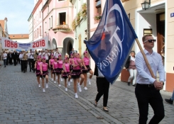 Průvod v Březanově ulici
