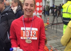 Hanka Klímová si zaběhla svůj první půlmaraton. 