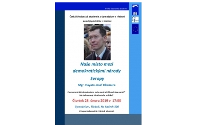 Přednáška České křesťanské akademie
