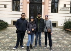 Naši hosté - zleva Bambang z Indonésie, Mandy z Taiwanu, Awneet z Indie a Arthur z Arménie