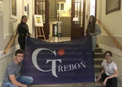 Vyvěšování naší vlajky
