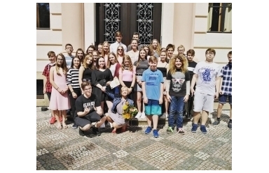 Tercie - předávání vysvědčení 