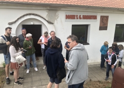 Domek, kde kdysi s rodiči pobýval T. G. Masaryk, je nyní muzeem