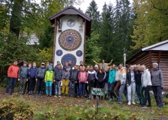 Šumavský orloj v Hojsově Stráži
