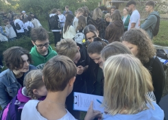 O program pro budoucí primánky  a prváky se skvěle postaraly maturitní ročníky
