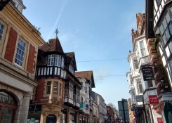 Historické město Winchester.