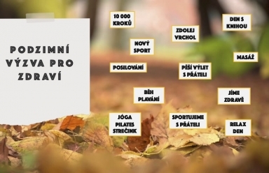 PODZIMNÍ VÝZVA PRO ZDRAVÍ