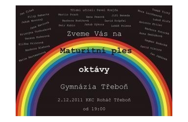 Maturitní ples oktávy