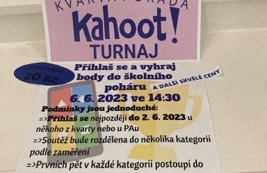 KVARTA POŘÁDALA VĚDOMOSTNÍ SOUTĚŽ