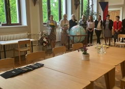 Pondělí 19. května 2025, slavnostní zahájení v aule gymnázia