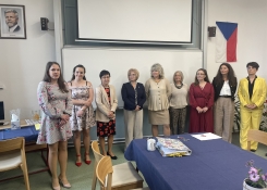 Rozloučení s maturitní komisí 4. ročníku, projev paní předsedkyně Jany Bártů