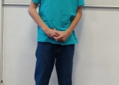 Kryštof Mařík, recitátor v angličtině