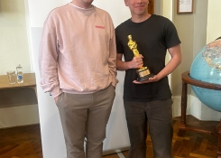 Silný moment setkání našeho ukrajinského žáka s ruským režisérem