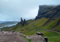 Výstup na nejkrásnější místo celého ostrova - Old Man of Storr.