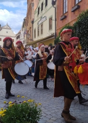průvod Českým Krumlovem