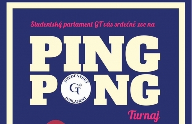 Turnaj ve stolním tenise – přihlas se a reprezentuj svou třídu!