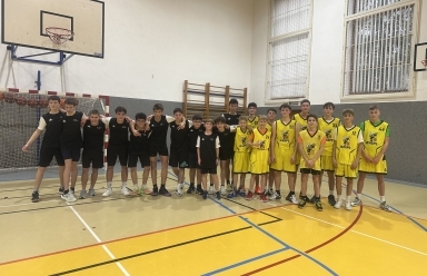 Přátelské basketbalové utkání Gymnázia Třeboň vs. BK Lišov