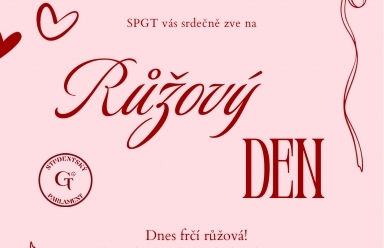 Studentský parlament GT: v pátek máme růžový den