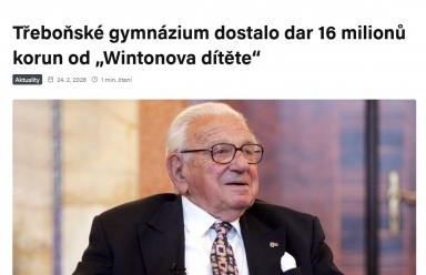 Dar pro gymnázium očima dalších médií