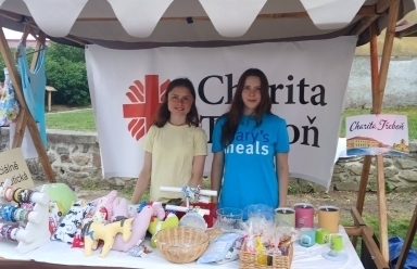 Charita Třeboň na Májové slavnosti