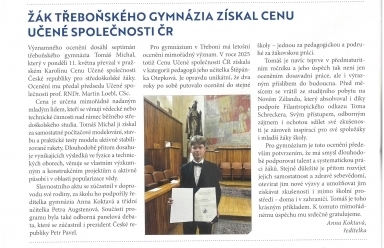 Třeboňský svět, květen 2026
