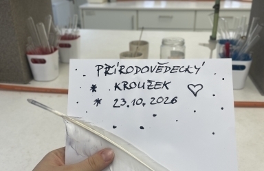 Inkoust z lesa – zprávy z přírodovědného kroužku 
