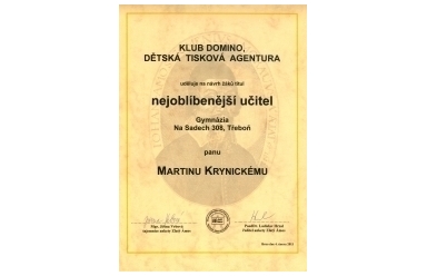Zlatý Ámos na naší škole