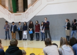 Proslov Víta Bargera, představitele pořádající organizace AIESEC