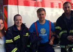 Mezi dobrovolnými hasičkami byla i setra jedné naší studentky