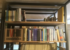 Knihovnička Václava Havla čítá na 60 knih, které budou sloužit ve výuce i v knihovně
