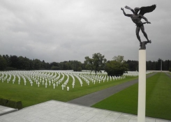 8 000 křížů padlým americkým vojákům.